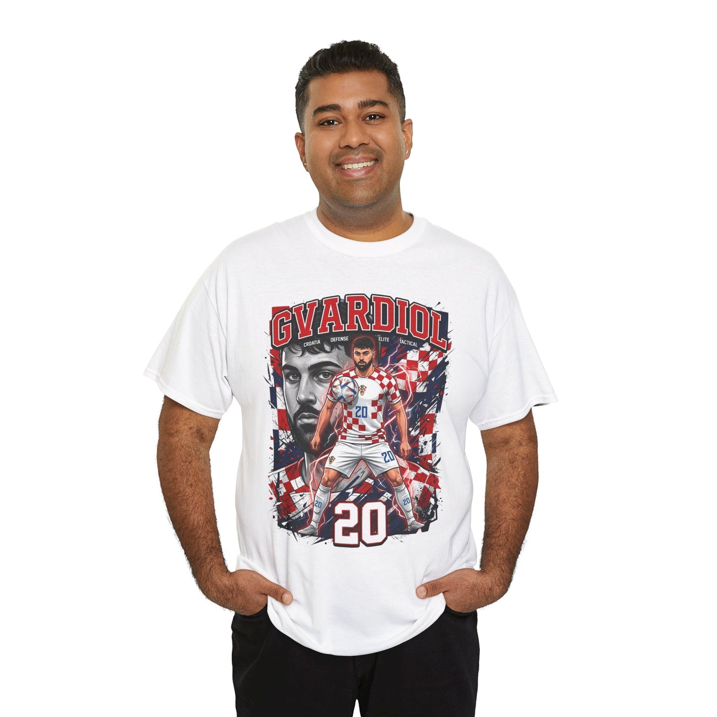 Gvardiol #20 – Croatian Wall T-Shirt