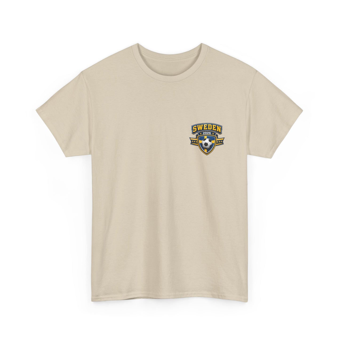 Sweden 2026 FIFA World Cup Fan Edition – Front Crest & Championship Back Graphic T-Shirt