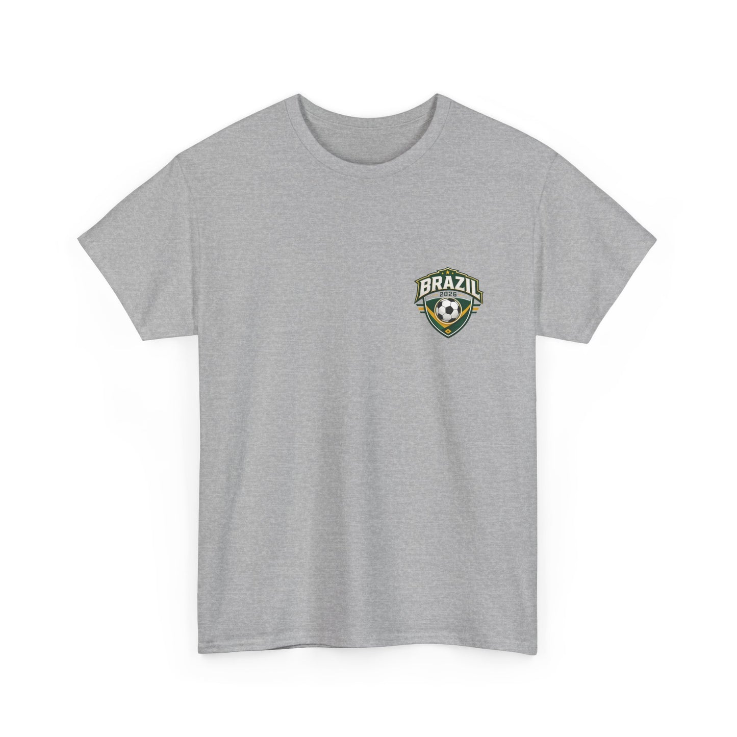 Brazil 2026 FIFA World Cup Fan Edition – Front Crest & Championship Back Graphic T‑Shirt