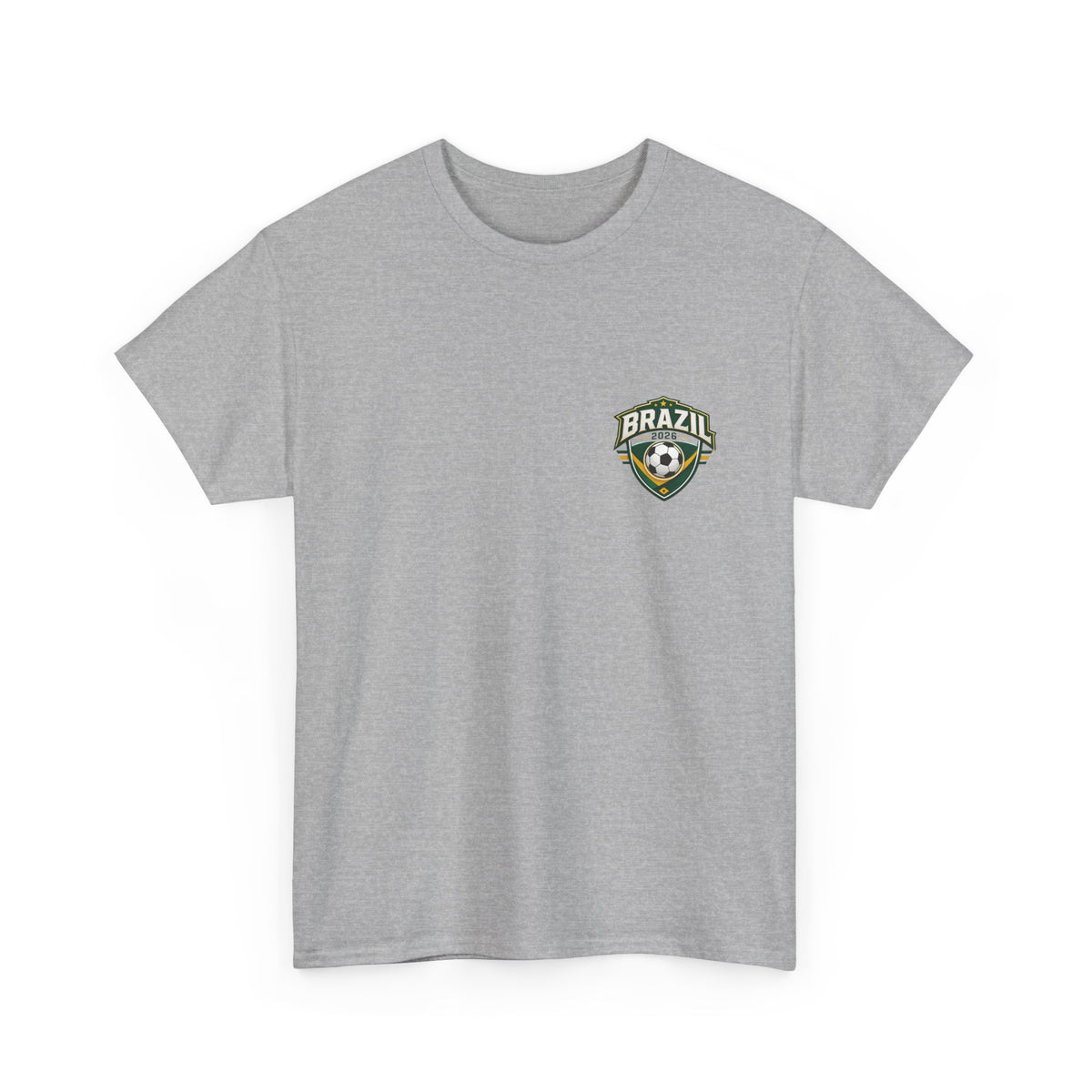 Brazil 2026 FIFA World Cup Fan Edition – Front Crest & Championship Back Graphic T‑Shirt