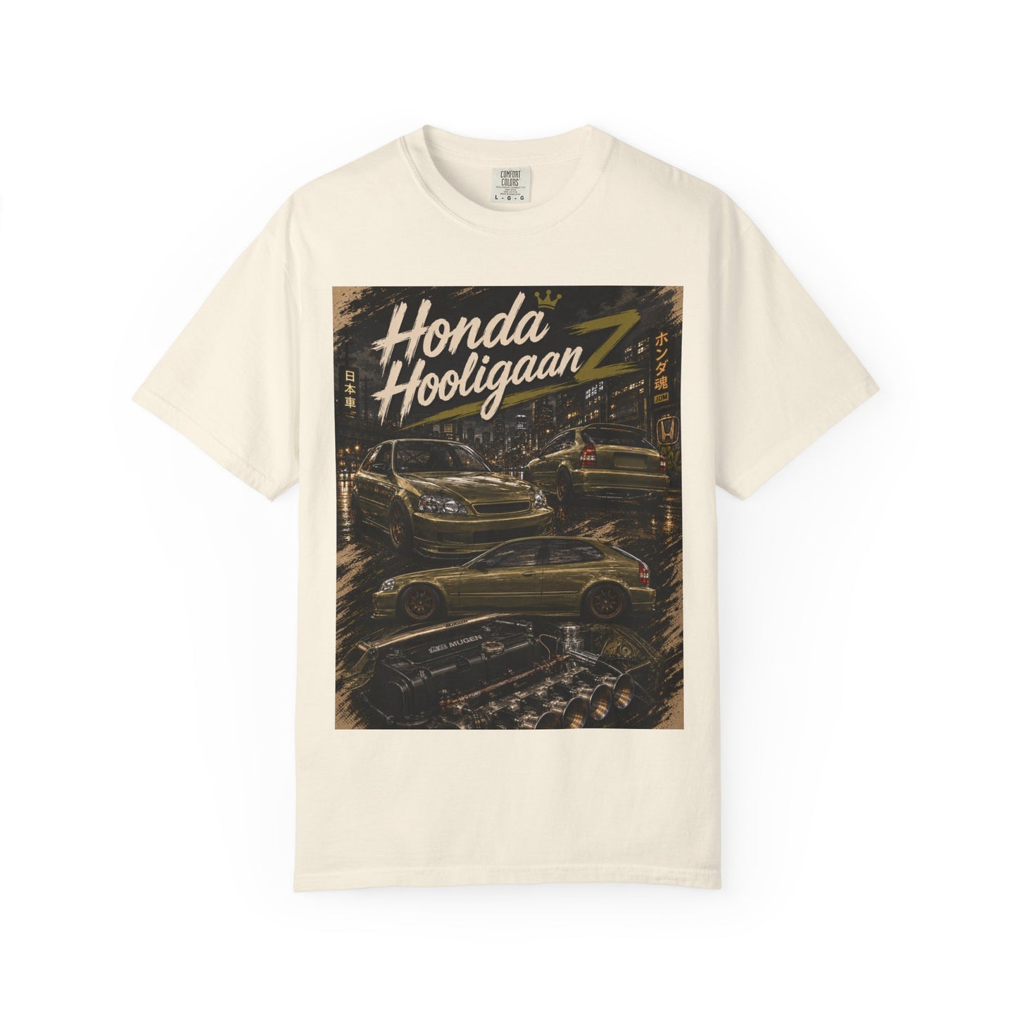 Honda HooliganZ Tee — Vintage Night Street Racing Graphic T-Shirt