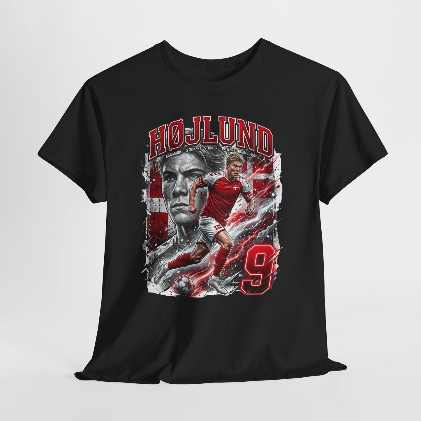 Højlund #9 – Danish Rising Force T-Shirt