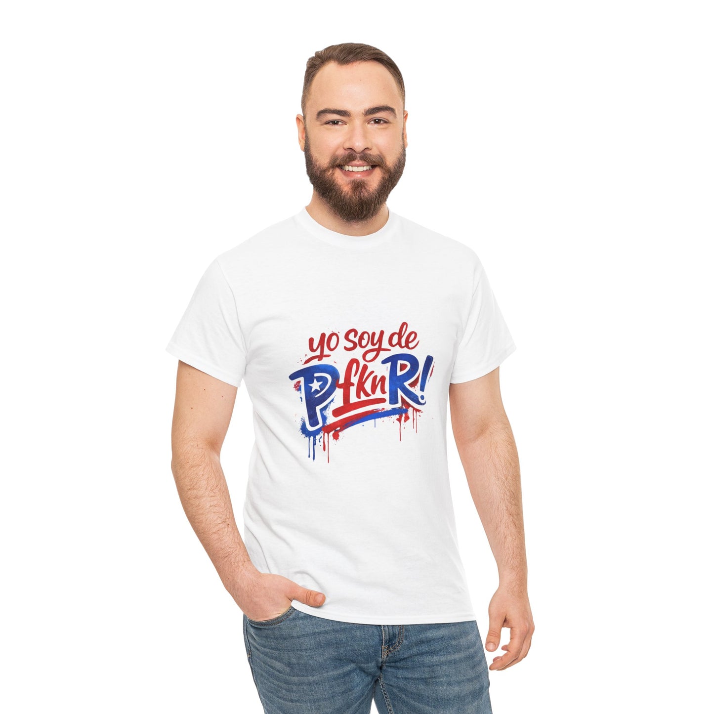 Yo Soy de P fkn R! Puerto Rico Graffiti Tee