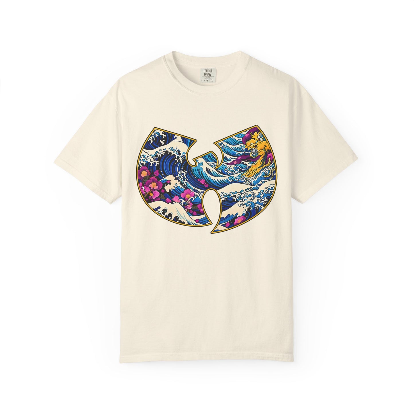 Wu-Tang Ocean Wave T-Shirt — Japanese Wave Logo Graphic Tee