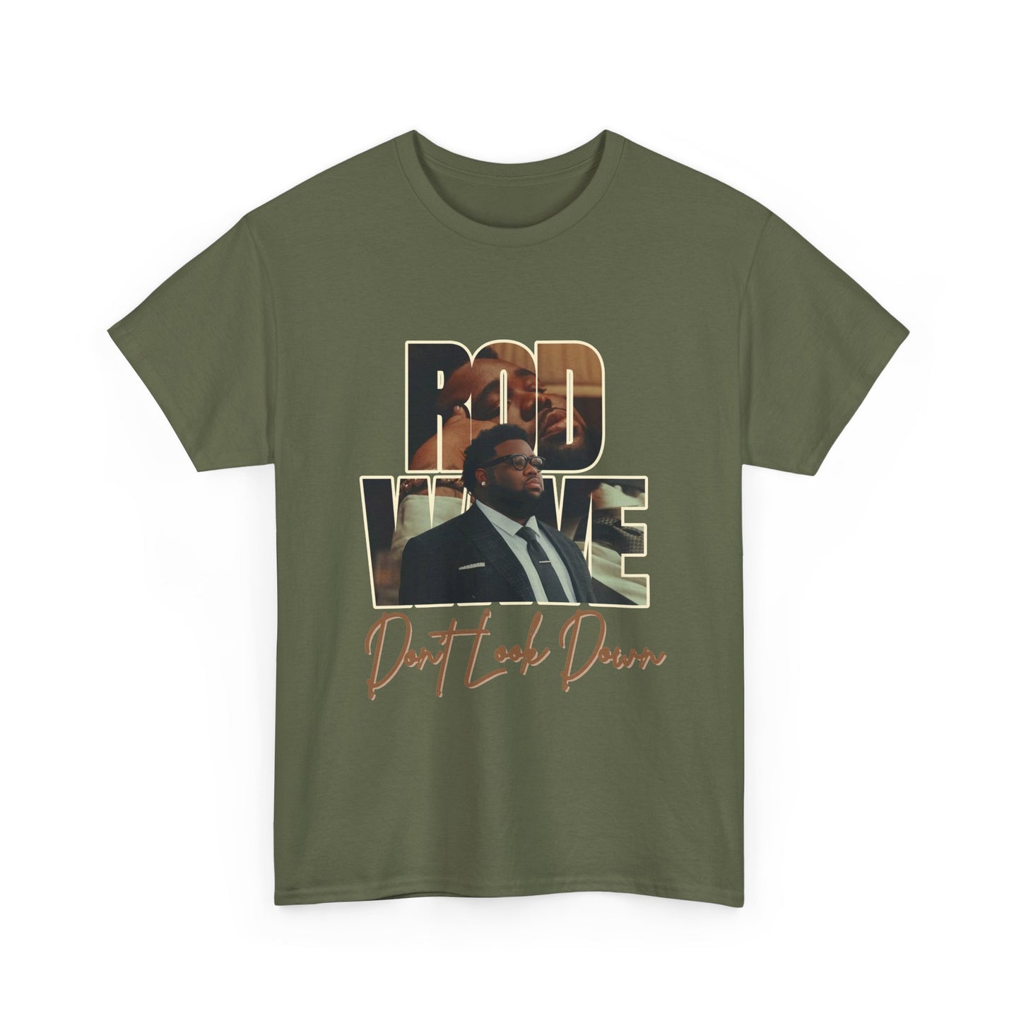 Rod Wave “Don’t Look Down” Vintage Hip-Hop Portrait T-Shirt Design