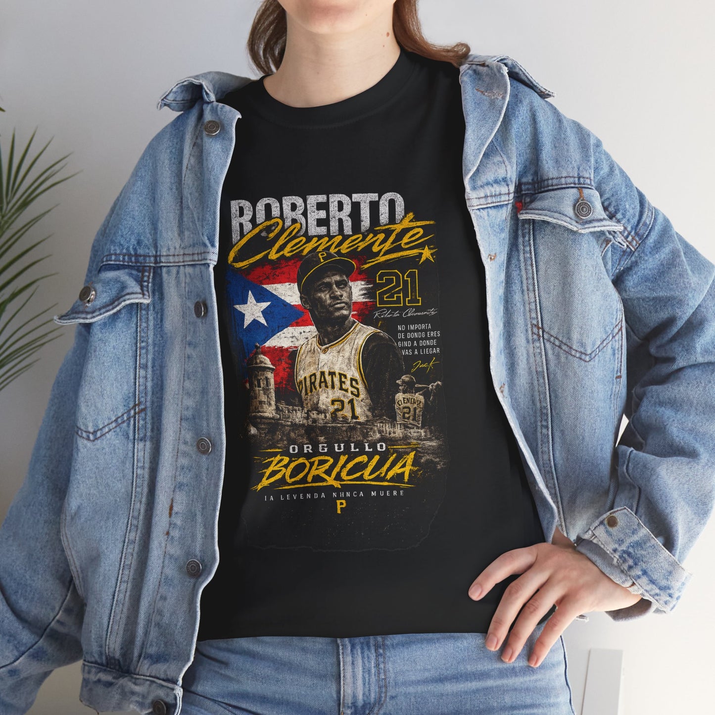 Roberto Clemente Puerto Rico Tribute T-Shirt