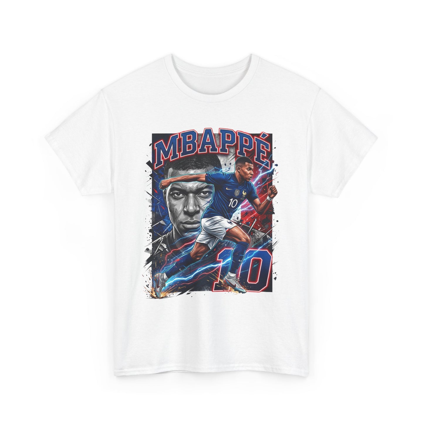 Mbappé #10 – French Lightning T-Shirt