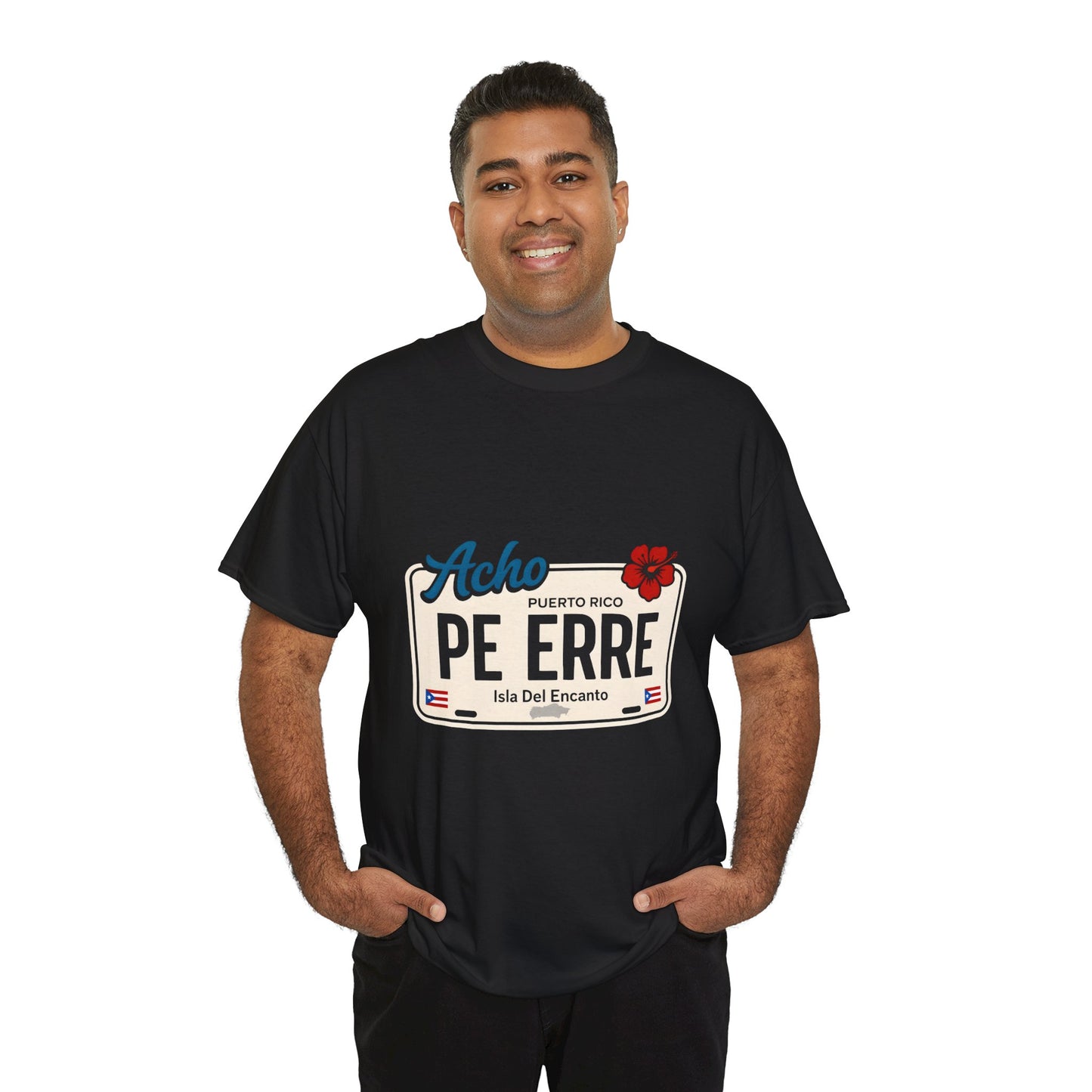 Acho PE ERRE Puerto Rico License Plate Tee — Isla Del Encanto Pride Shirt