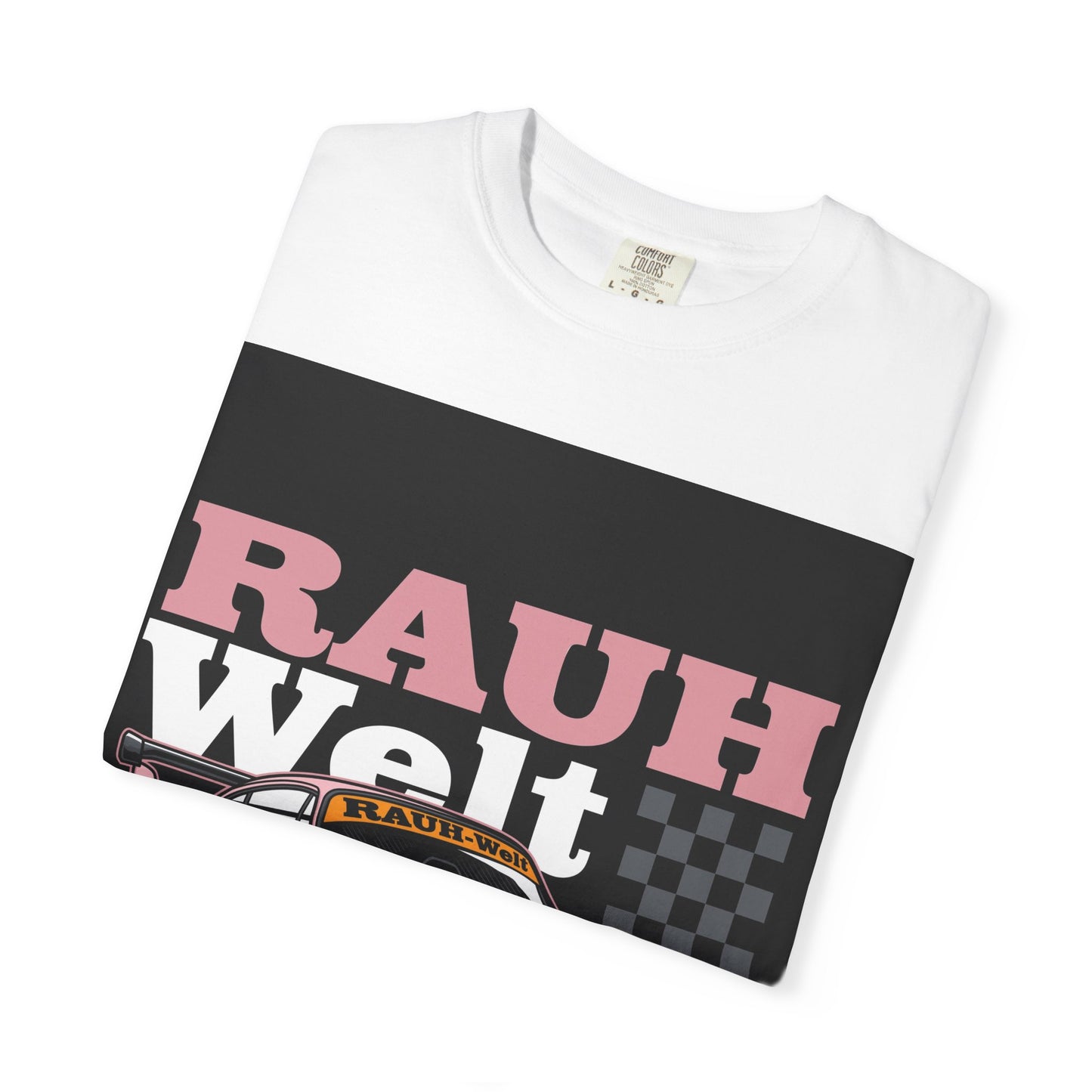 Pink Porsche 911 Rauh-Welt Racing IllustrationT-shirt