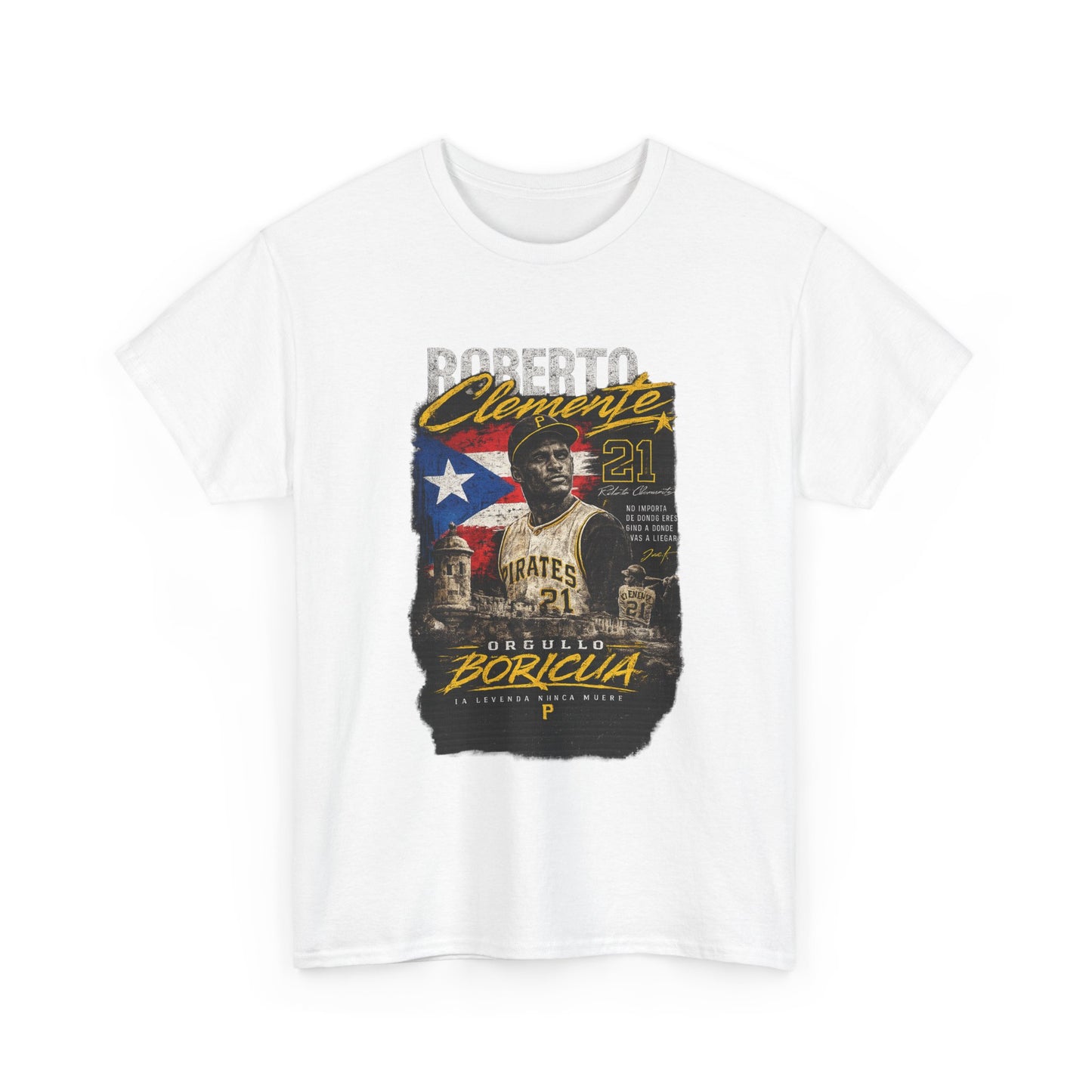 Roberto Clemente Puerto Rico Tribute T-Shirt