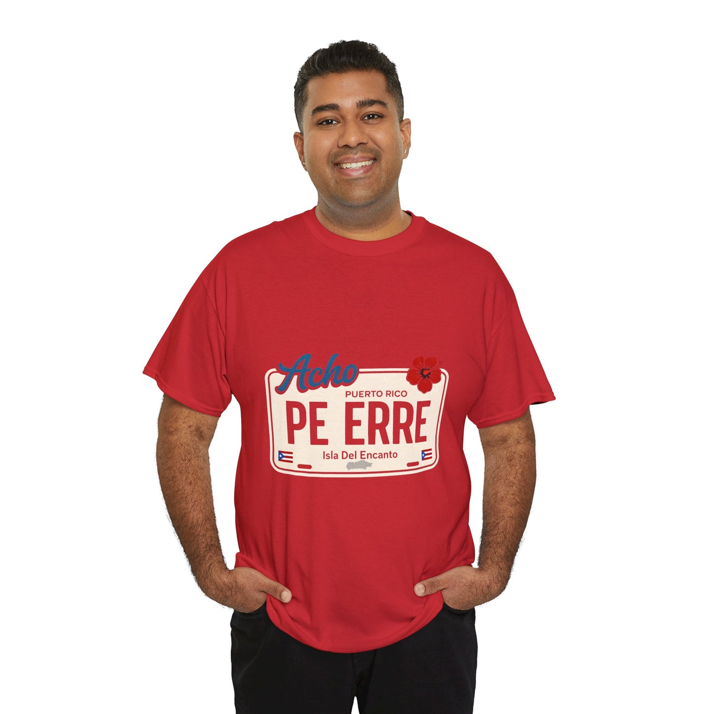 Acho PE ERRE Puerto Rico License Plate Tee — Isla Del Encanto Pride Shirt