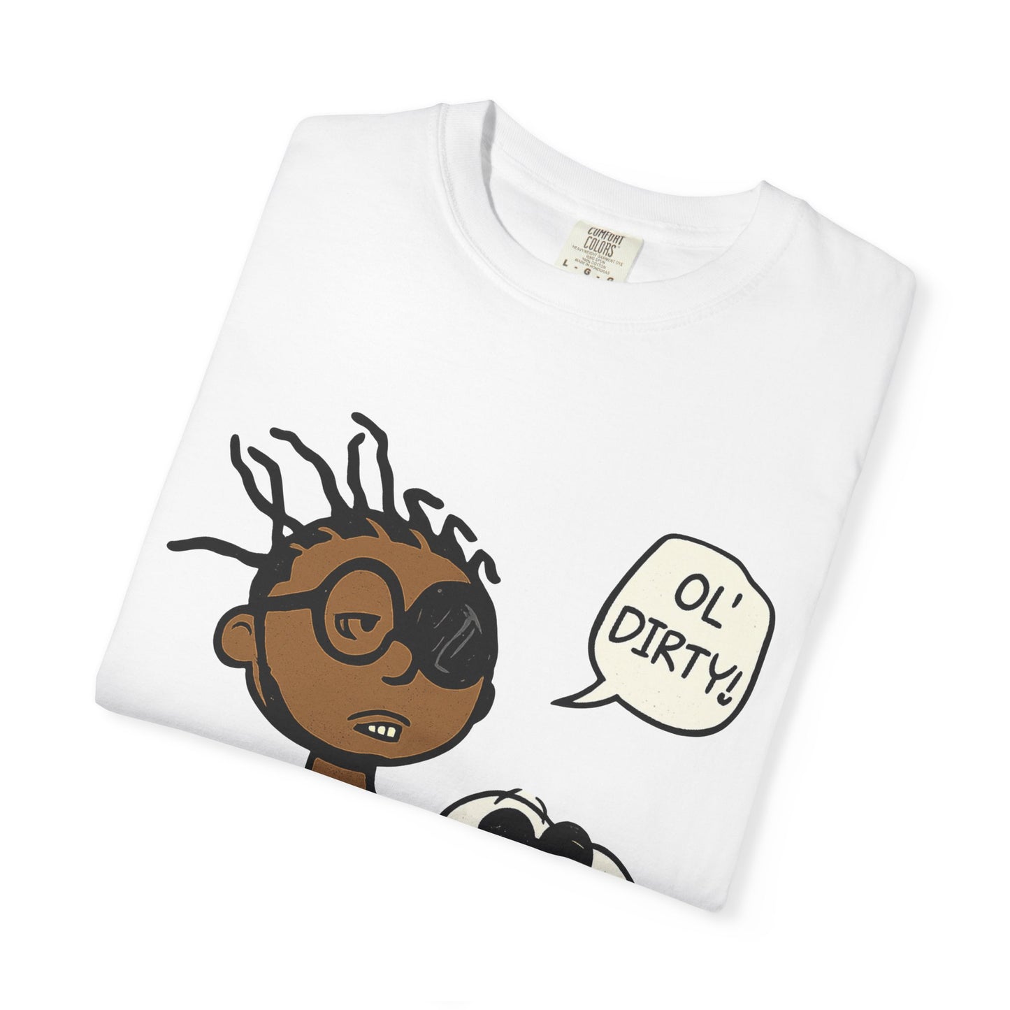 Ol' Dirty Beagle Mashup T-Shirt – Hip-Hop Inspired Cartoon Parody Streetwear Tee
