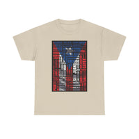 Puerto Rico Flag Word Cloud T-Shirt — Puerto Rican Pride Tee with Names Design