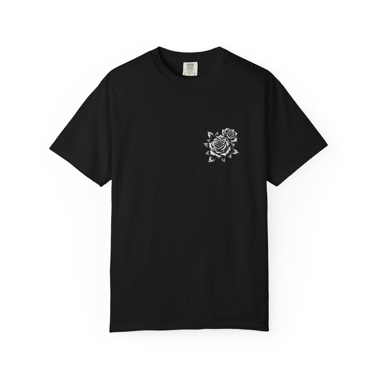 T-Shirt - Vintage Virgin Mary & Roses Graphic Tee