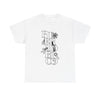 Puerto Rico Floral Vertical Tee — Retro Typography Island Shirt