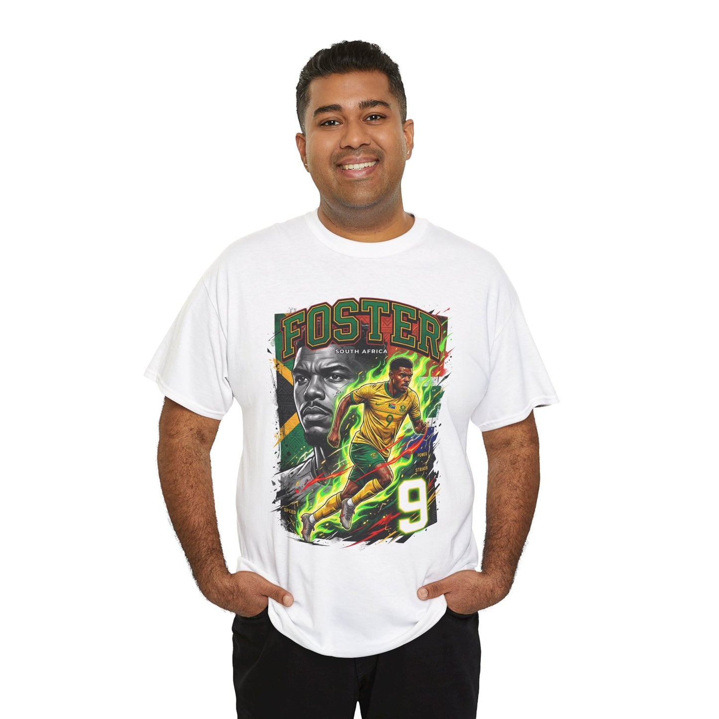 Foster #9 – South Africa Power Striker T-Shirt