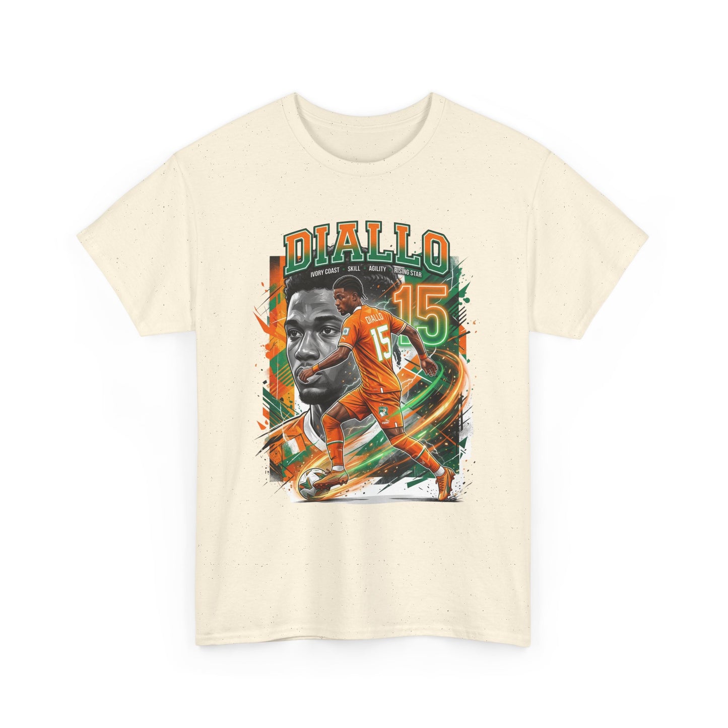 Diallo #15 – Rising Star of Ivory Coast T-Shirt