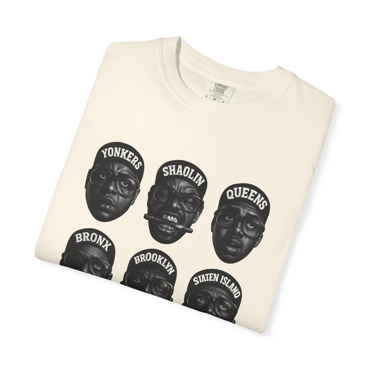 Hip-Hop Legends – Nine Icons of New York Rap | Black & White Tribute Tee