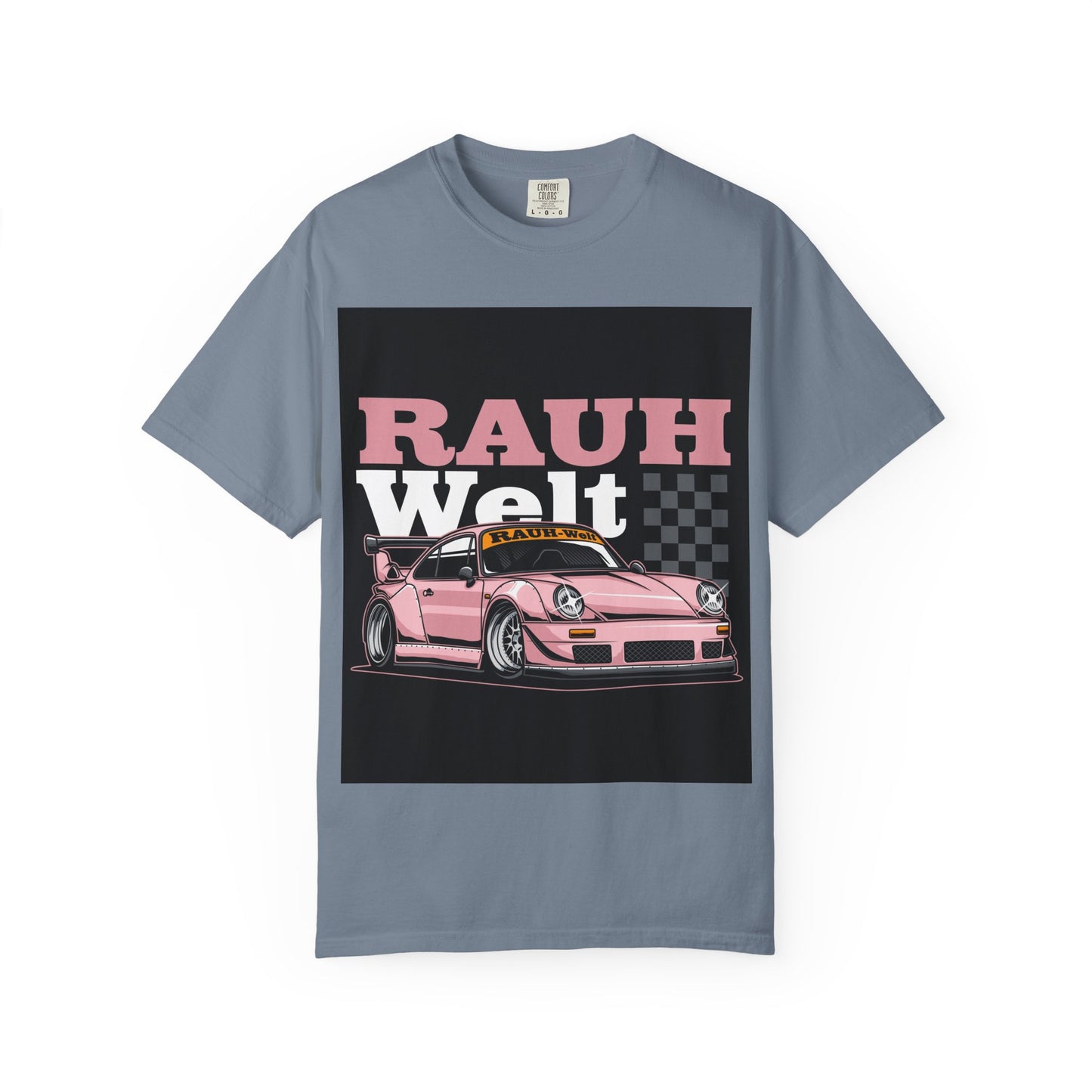 Pink Porsche 911 Rauh-Welt Racing IllustrationT-shirt