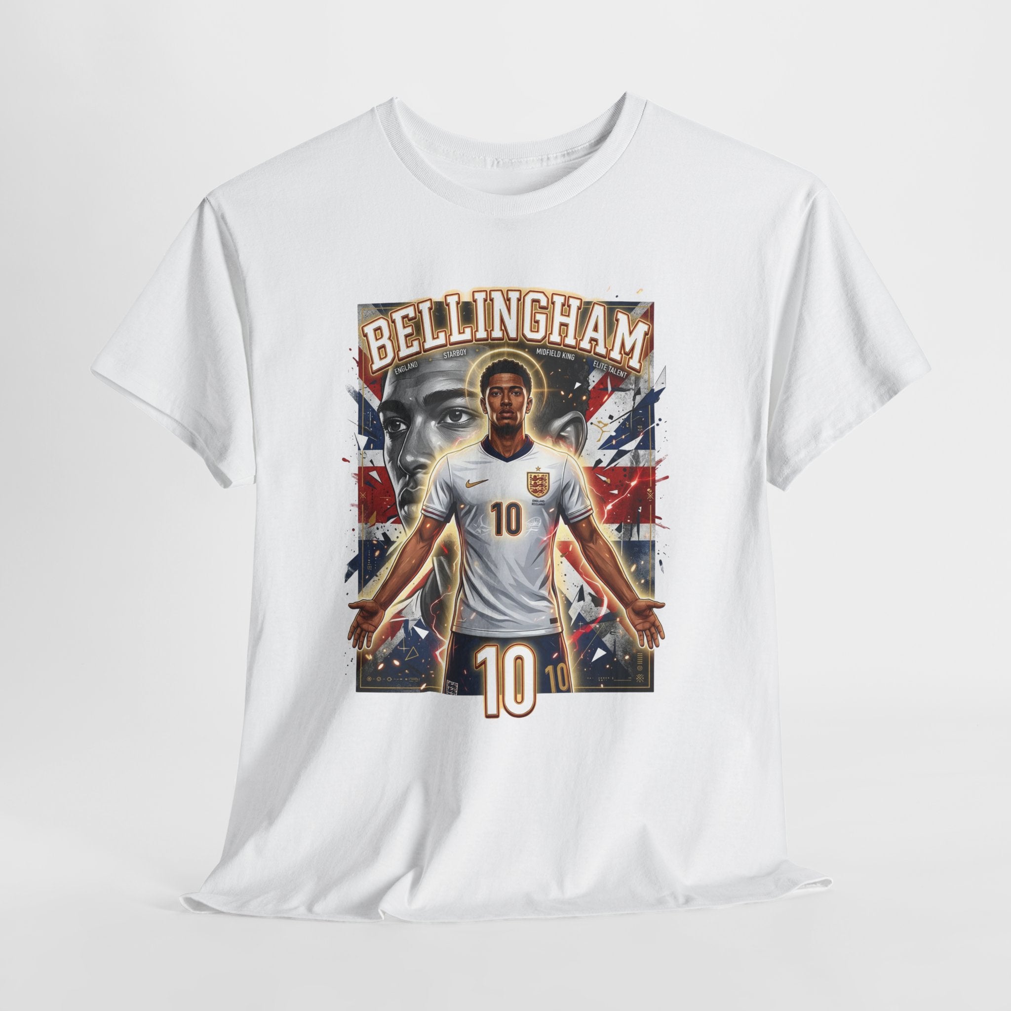 Bellingham #10 – England’s Golden Star T-Shirt