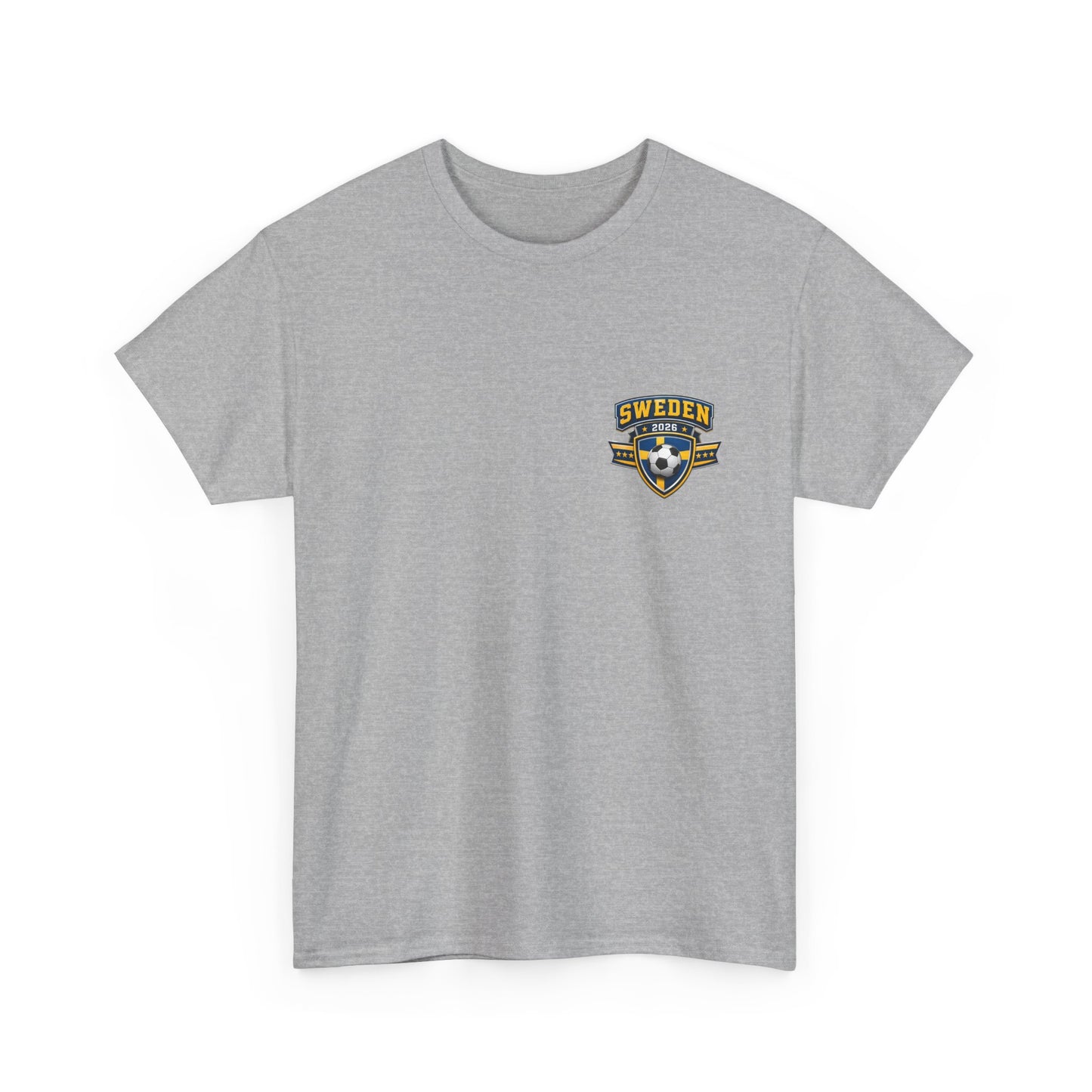 Sweden 2026 FIFA World Cup Fan Edition – Front Crest & Championship Back Graphic T-Shirt