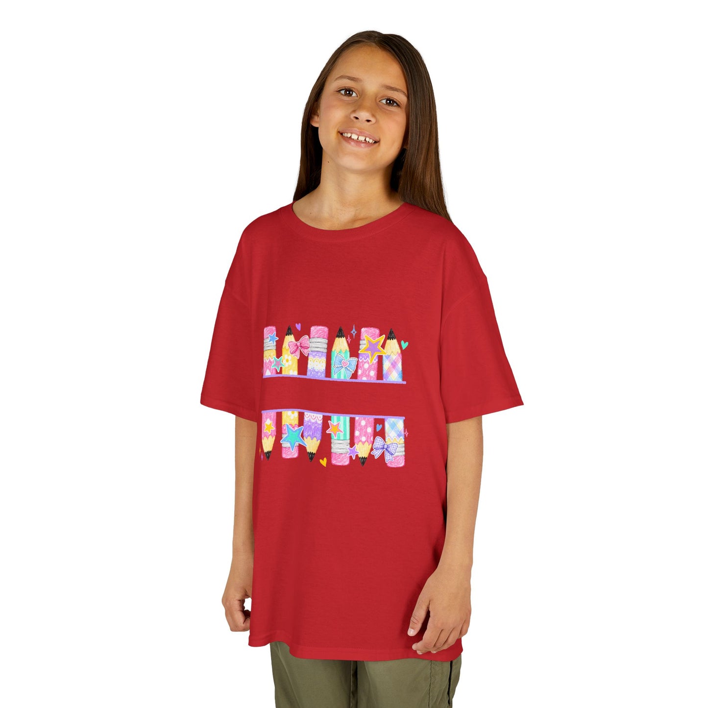 Colorful Pencil Magic Kids School T-Shirt – Cute Back to School Design