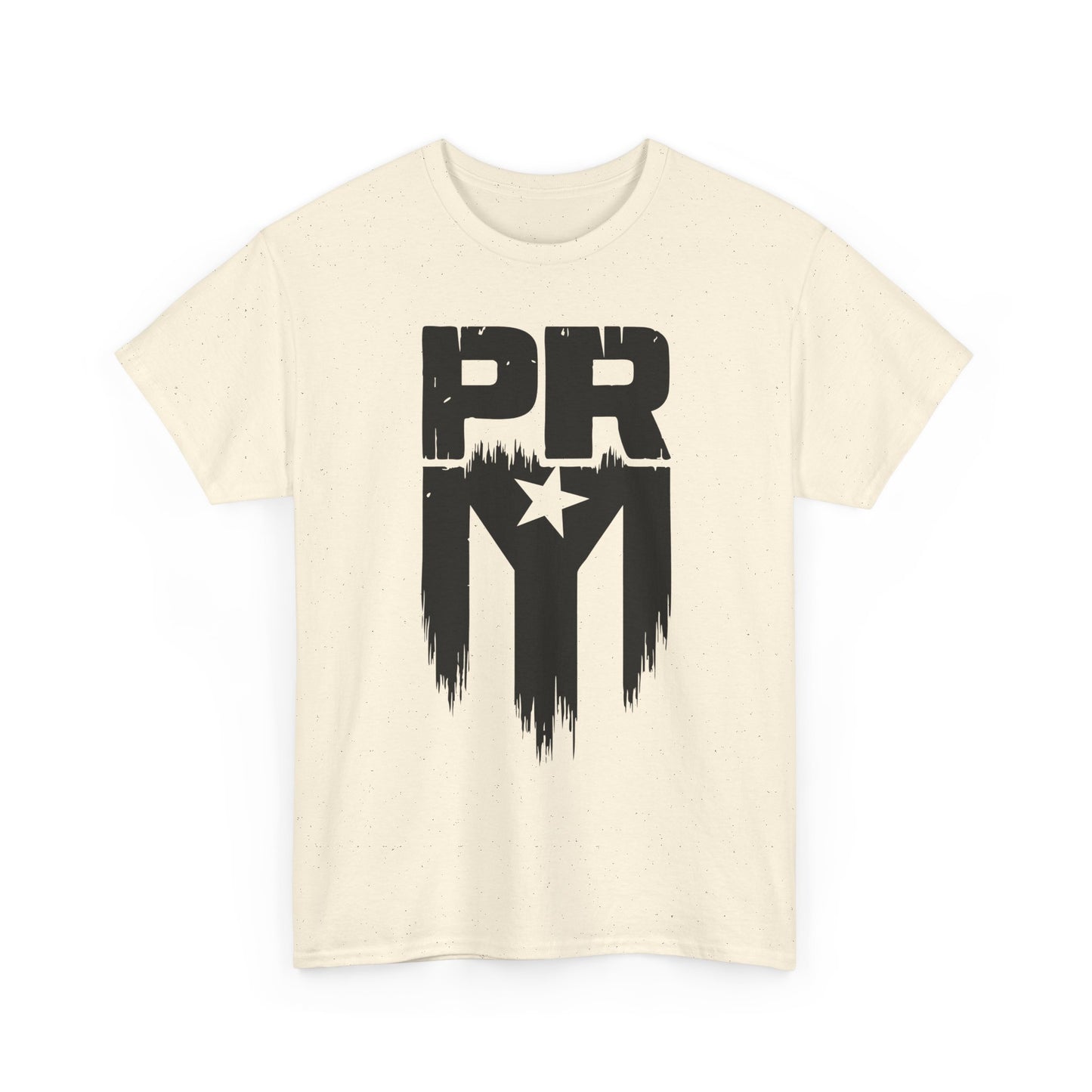 PR Mi Gente Puerto Rico Tee — Bold Black & White Boricua Pride