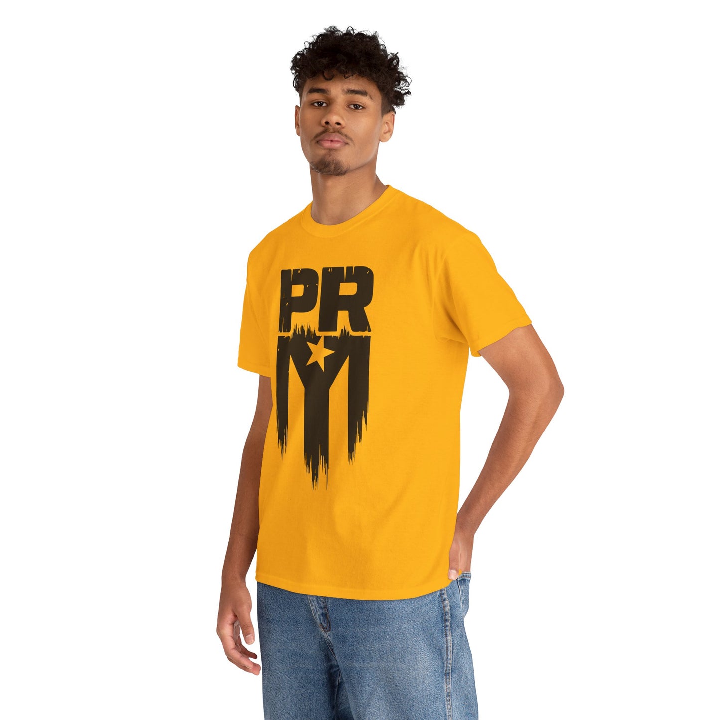 PR Mi Gente Puerto Rico Tee — Bold Black & White Boricua Pride