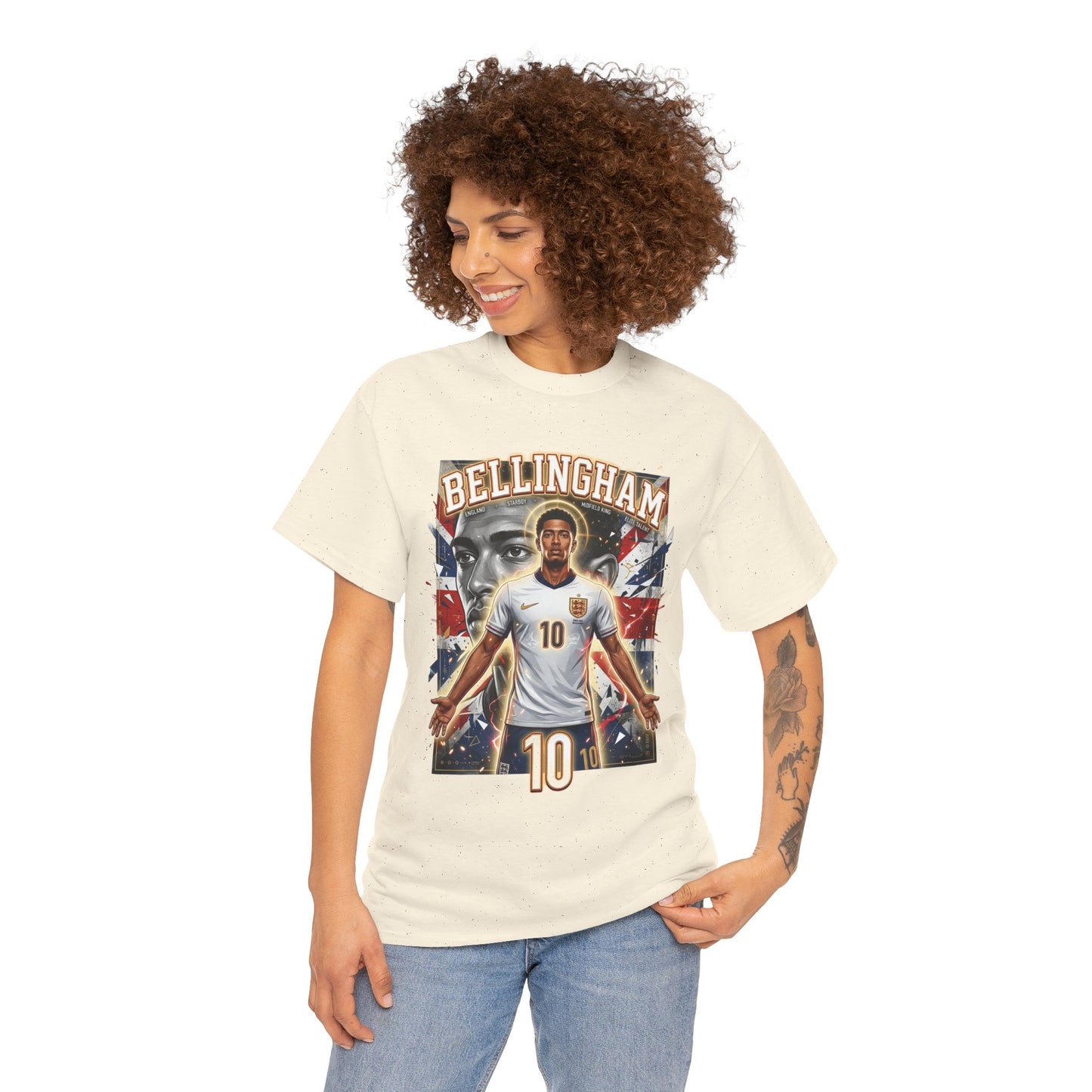 Bellingham #10 – England’s Golden Star T-Shirt