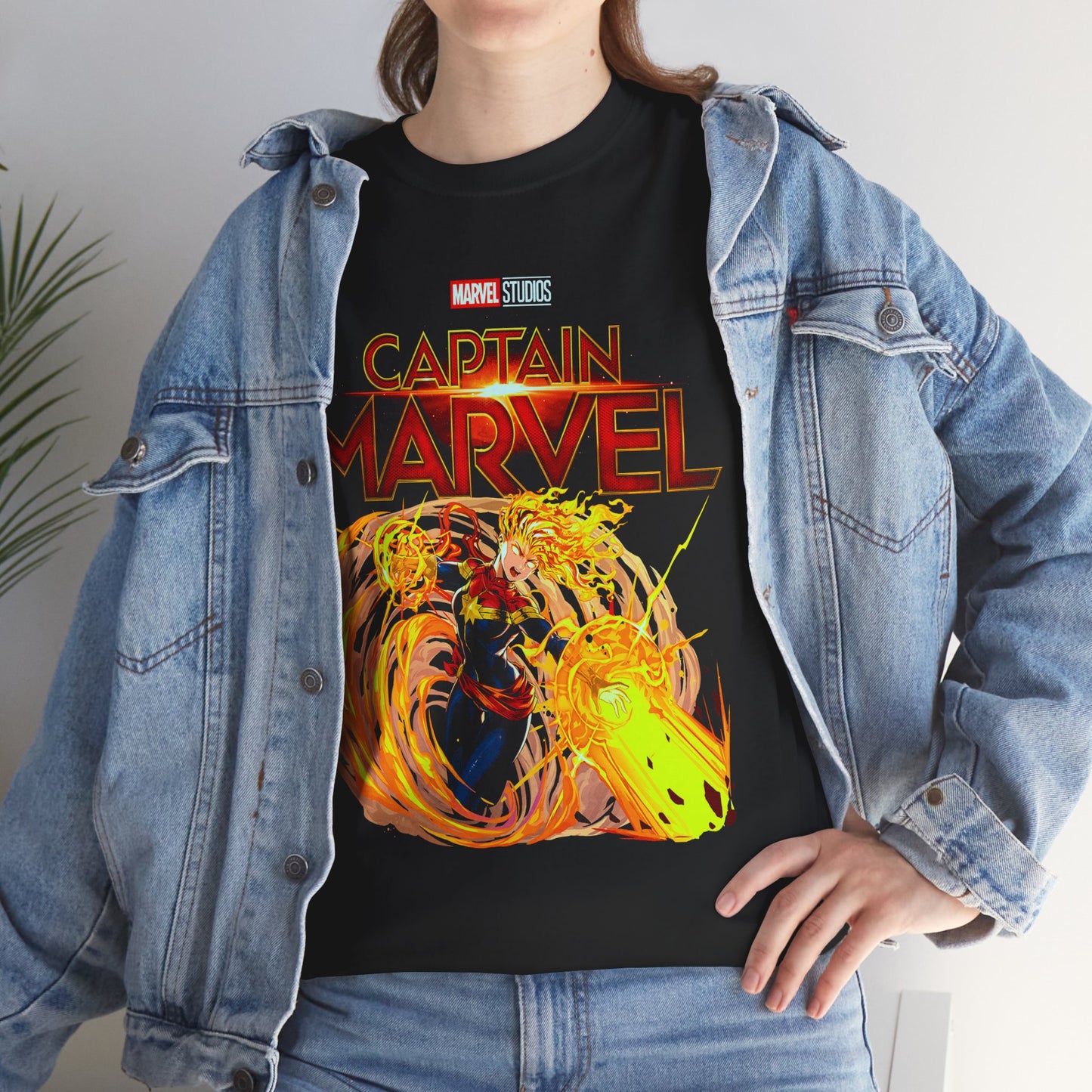 Captain Marvel Poster T-shirt