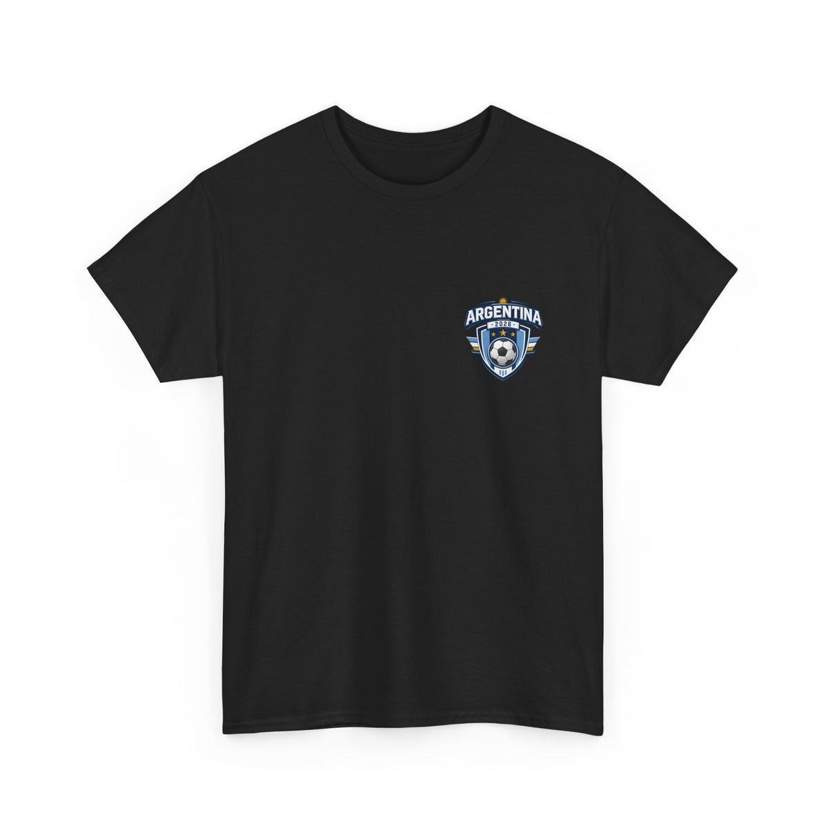 Argentina 2026 FIFA World Cup Fan Edition – Front Crest & Championship Back Graphic T-Shirt