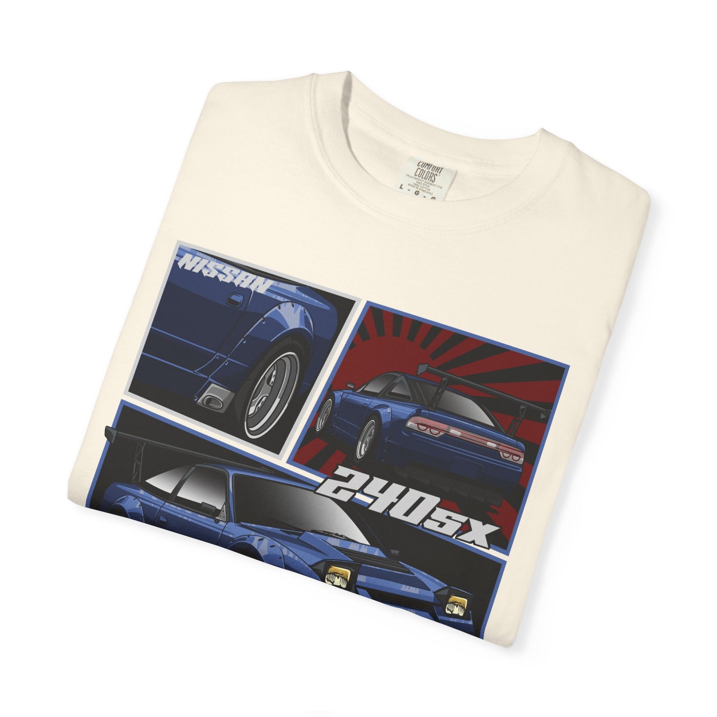 Nissan 240SX Comic Book Style IllustrationT-shirt