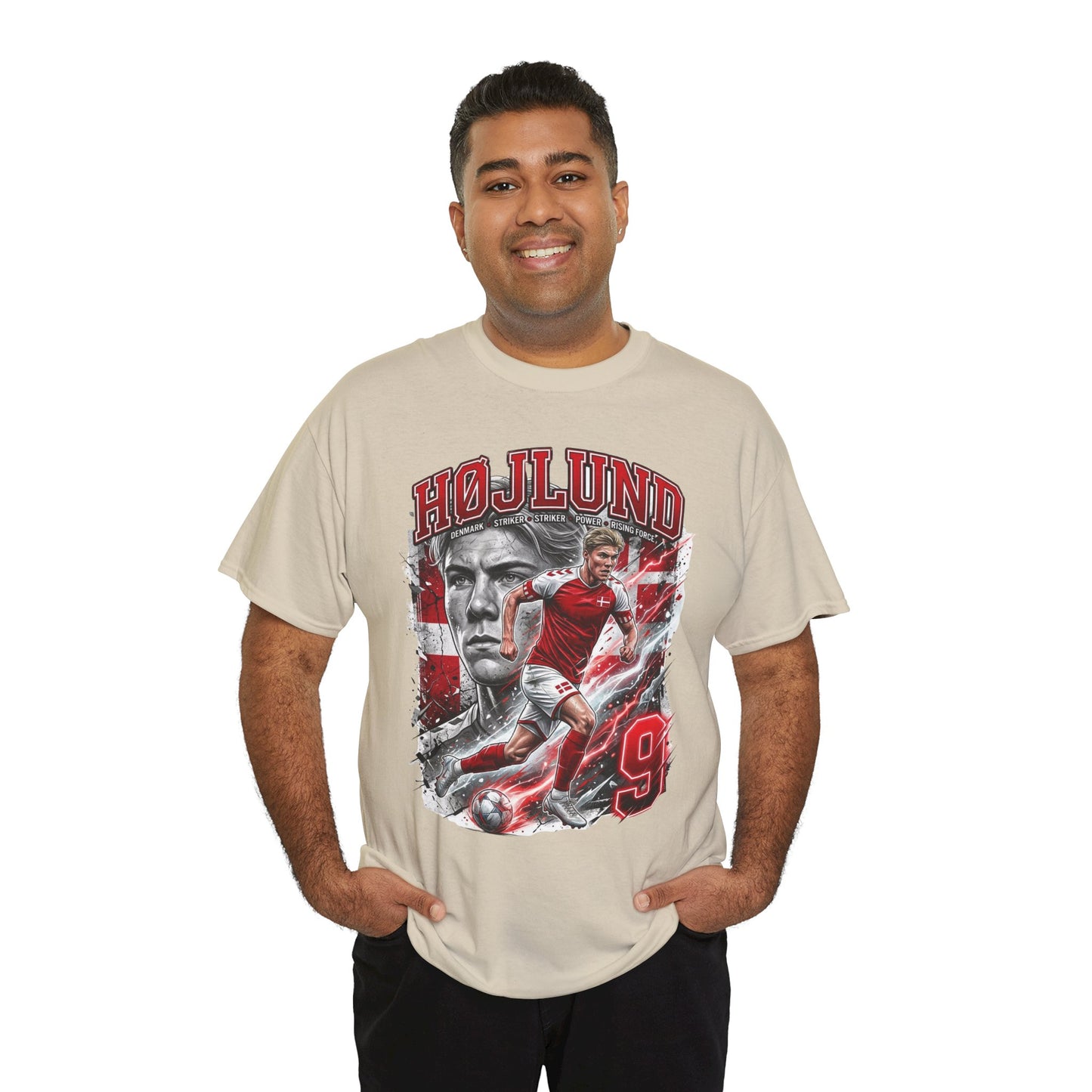 Højlund #9 – Danish Rising Force T-Shirt