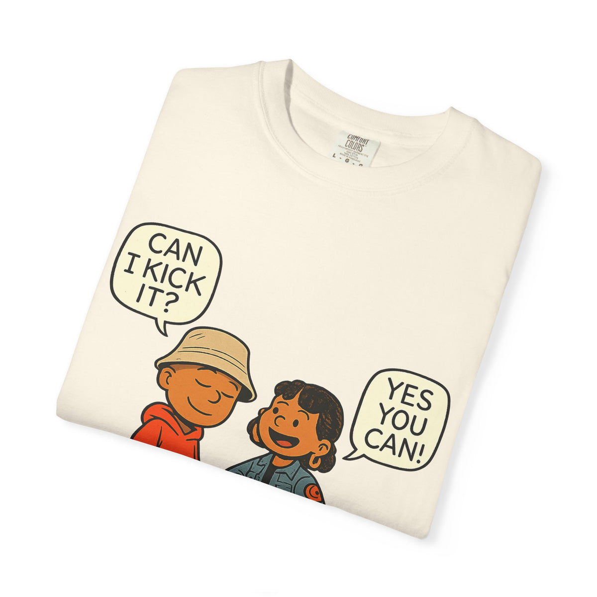 Can I Kick It? Hip-Hop Cartoon Tribute T-Shirt | 90s Old School Rap Inspired Design