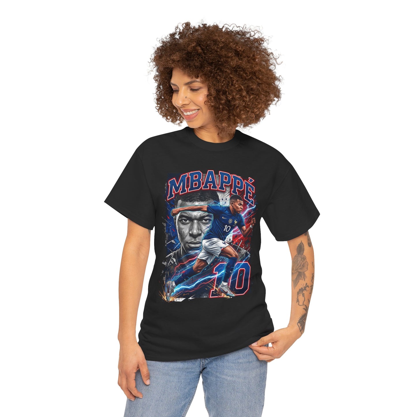 Mbappé #10 – French Lightning T-Shirt