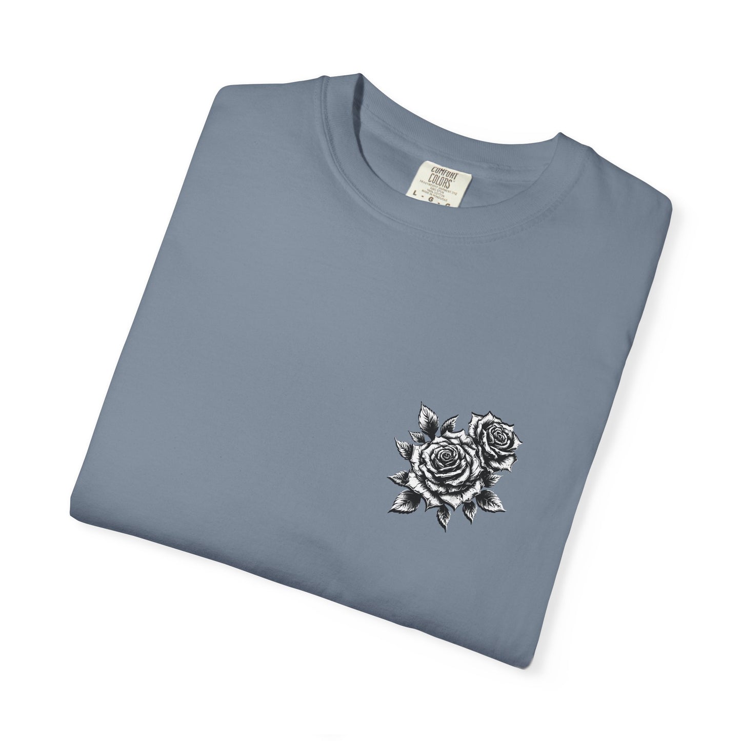 T-Shirt - Vintage Virgin Mary & Roses Graphic Tee