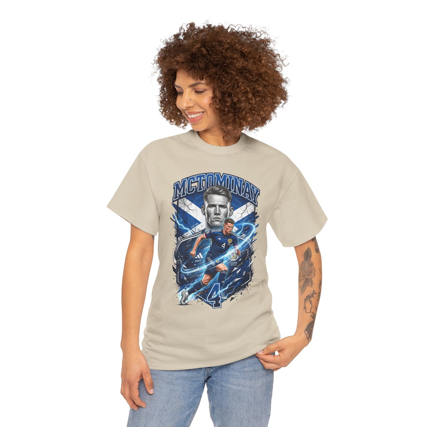 McTominay #4 – Scotland Midfield Warrior T-Shirt