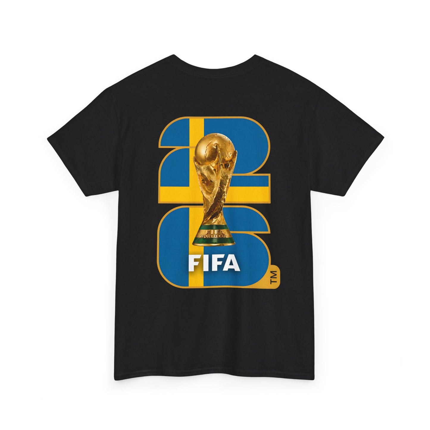 Sweden 2026 FIFA World Cup Fan Edition – Front Crest & Championship Back Graphic T-Shirt