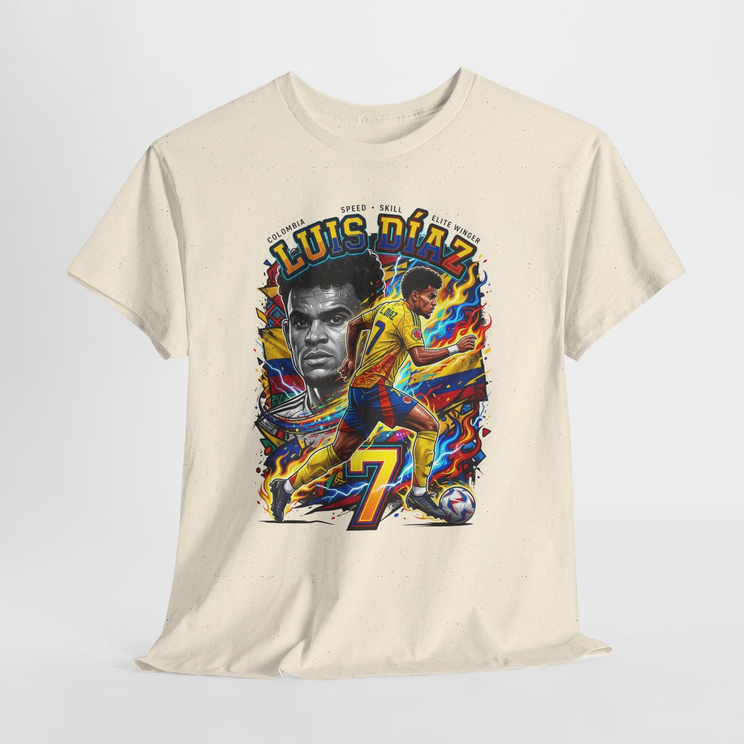 Luis Díaz #7 – Colombian Lightning T‑Shirt
