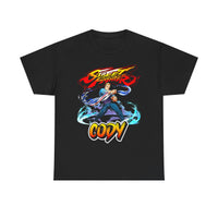 Cody Street Fighter Combat Pose T-shirt