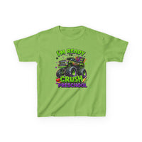 I’m Ready to Crush Preschool Monster Truck Kids T-Shirt – Back to School Tee