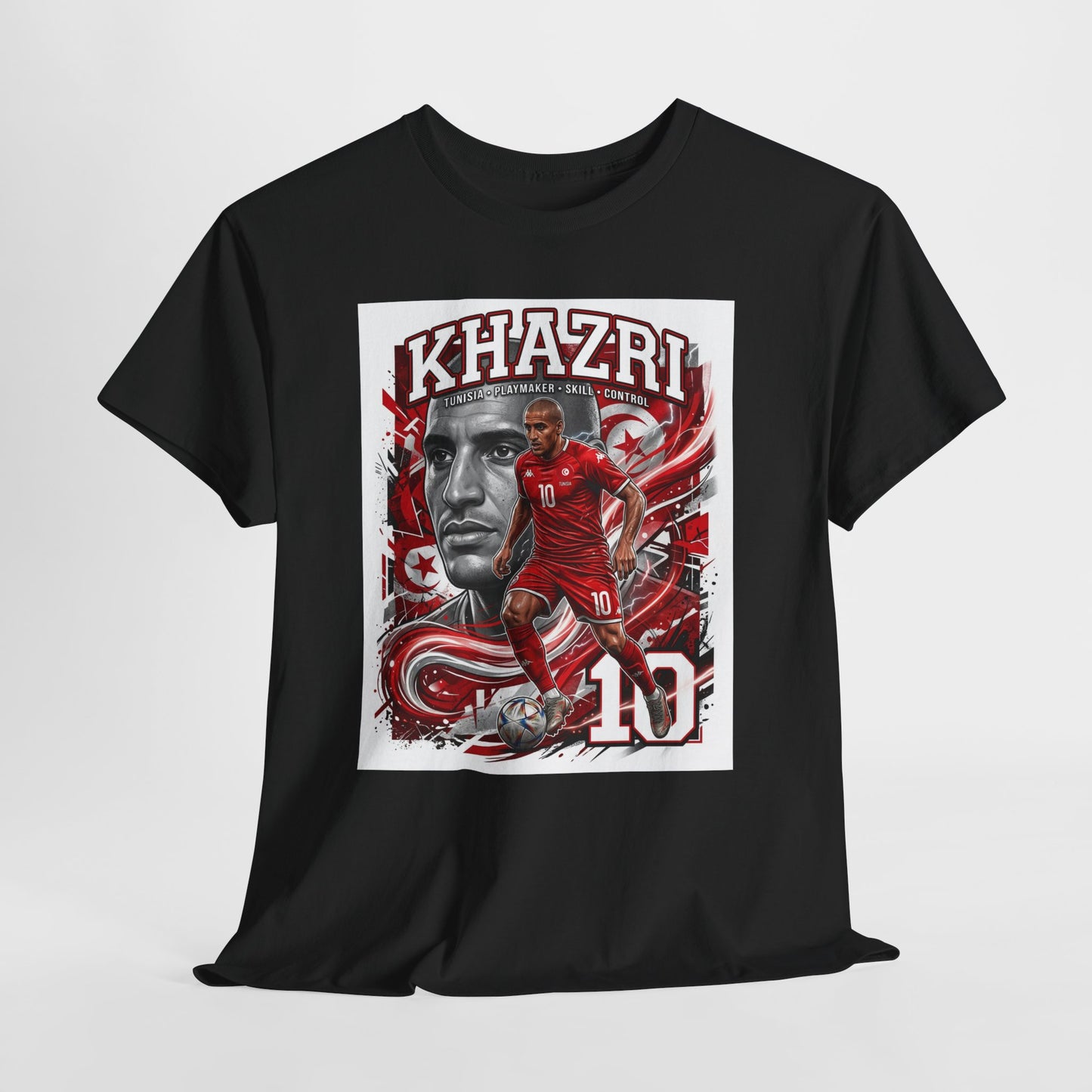 Khazri #10 – Tunisia’s Master Playmaker T-Shirt