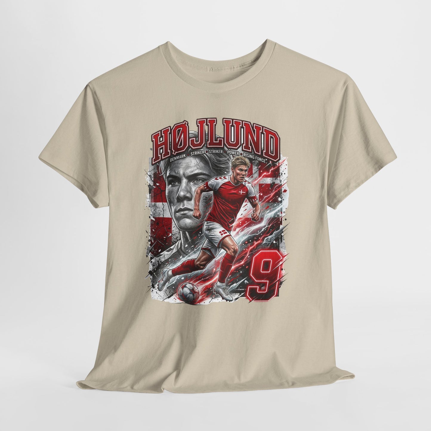 Højlund #9 – Danish Rising Force T-Shirt