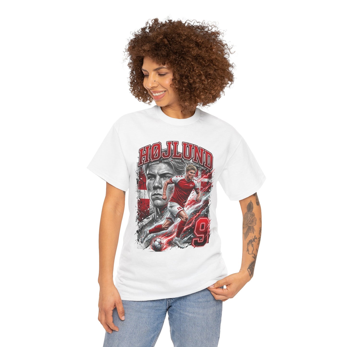 Højlund #9 – Danish Rising Force T-Shirt