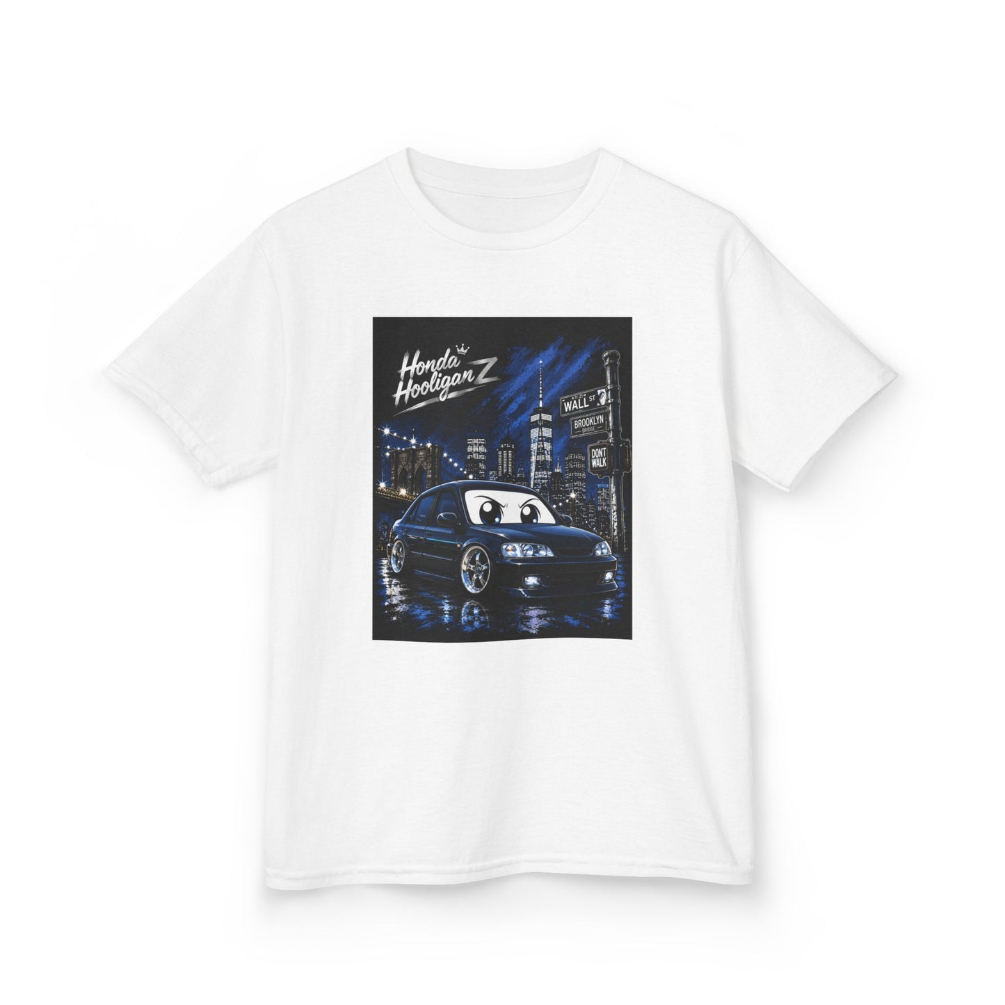Kids Racing Car Tee — Night City „Hoonin' NightrunZ" Graphic Shirt