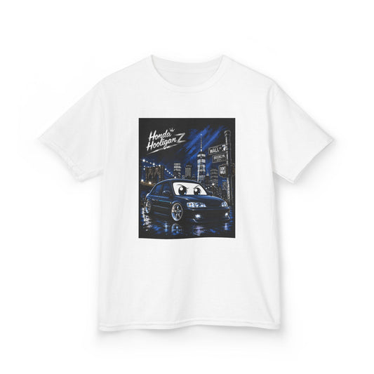 Kids Racing Car Tee — Night City „Hoonin' NightrunZ" Graphic Shirt