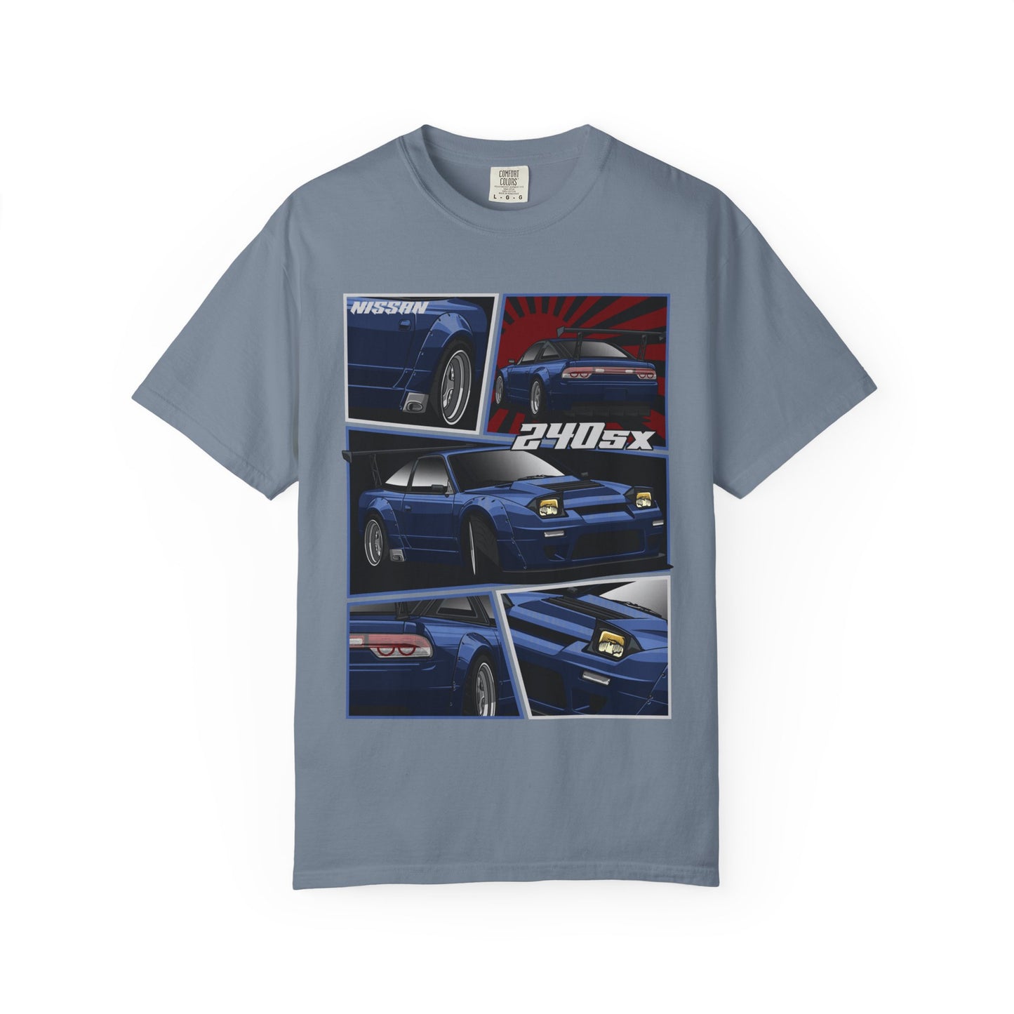 Nissan 240SX Comic Book Style IllustrationT-shirt