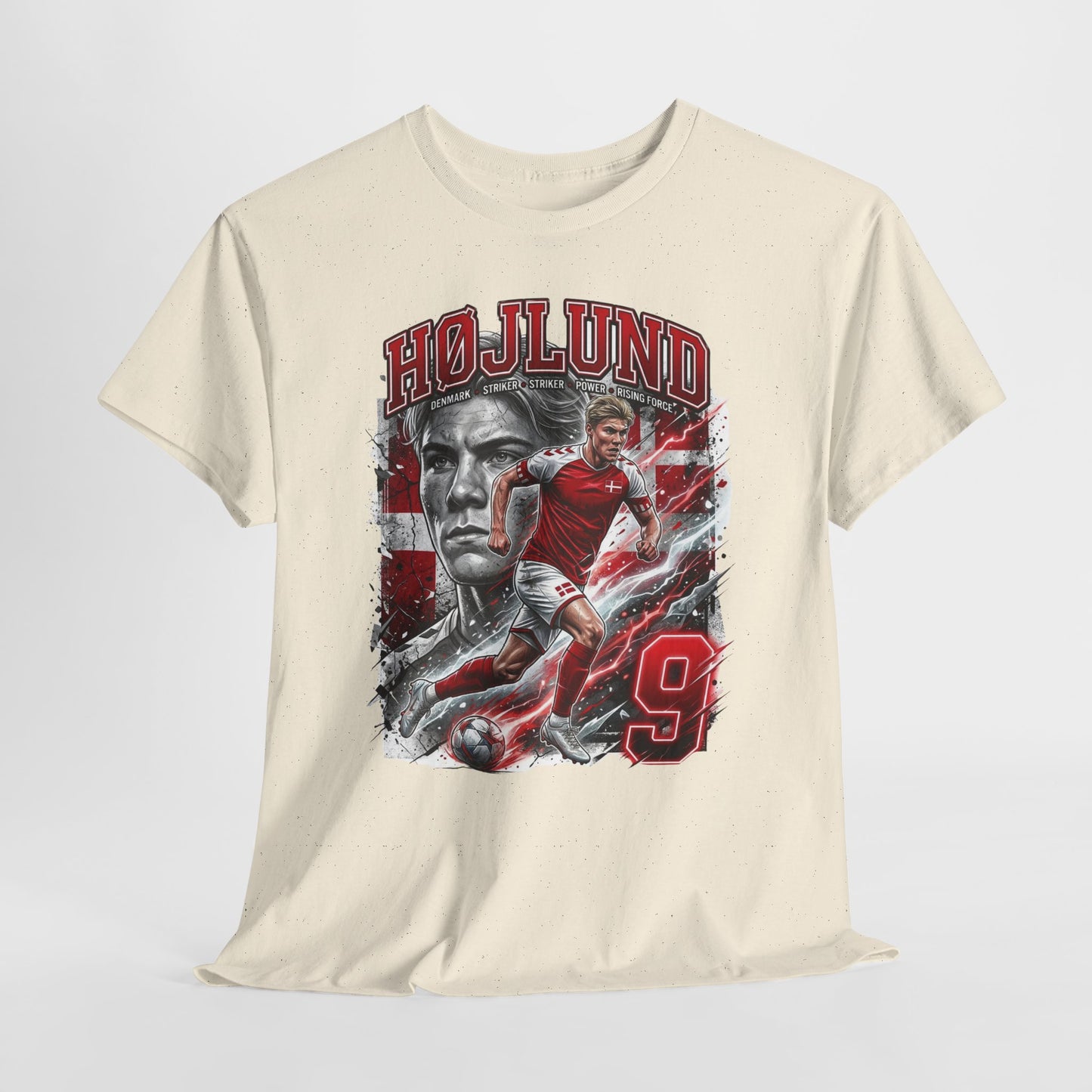Højlund #9 – Danish Rising Force T-Shirt