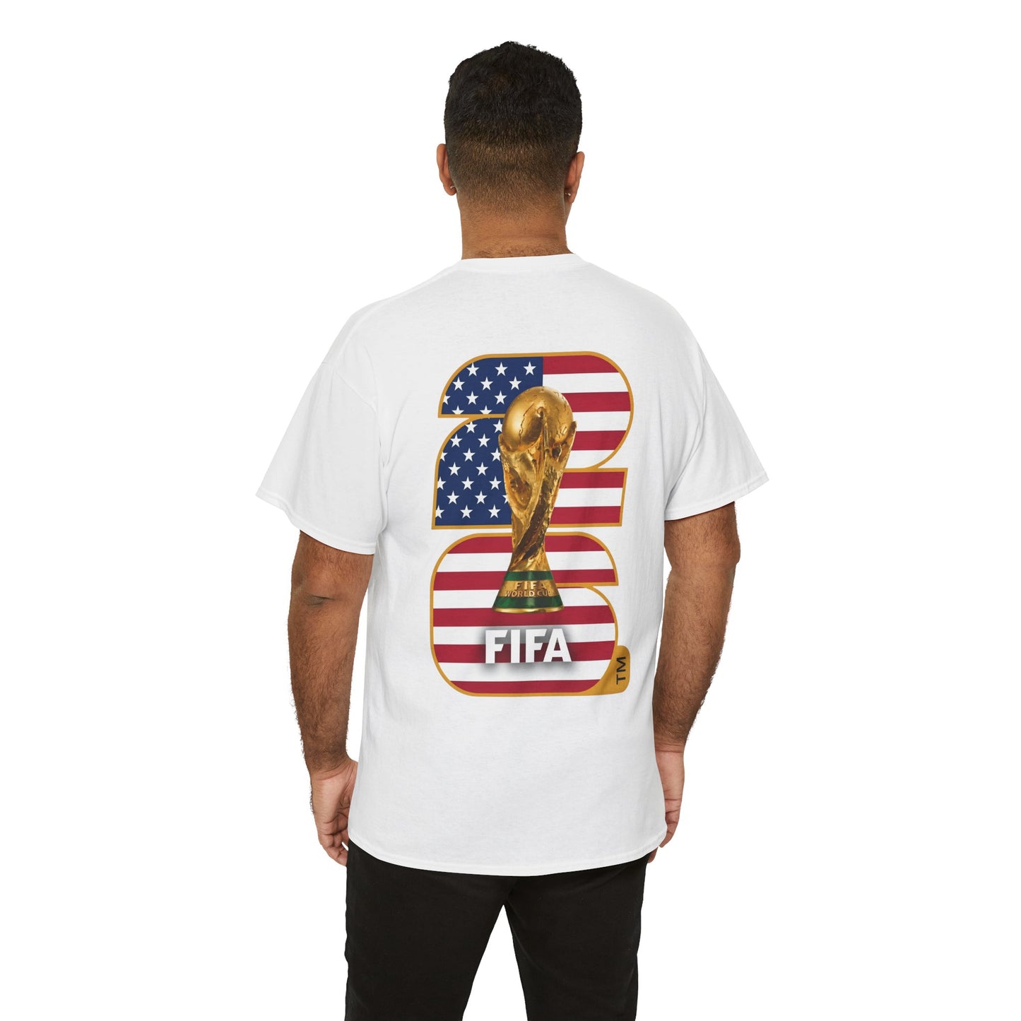 USA 2026 FIFA World Cup Fan Edition – Front Crest & Championship Back Graphic T‑Shirt