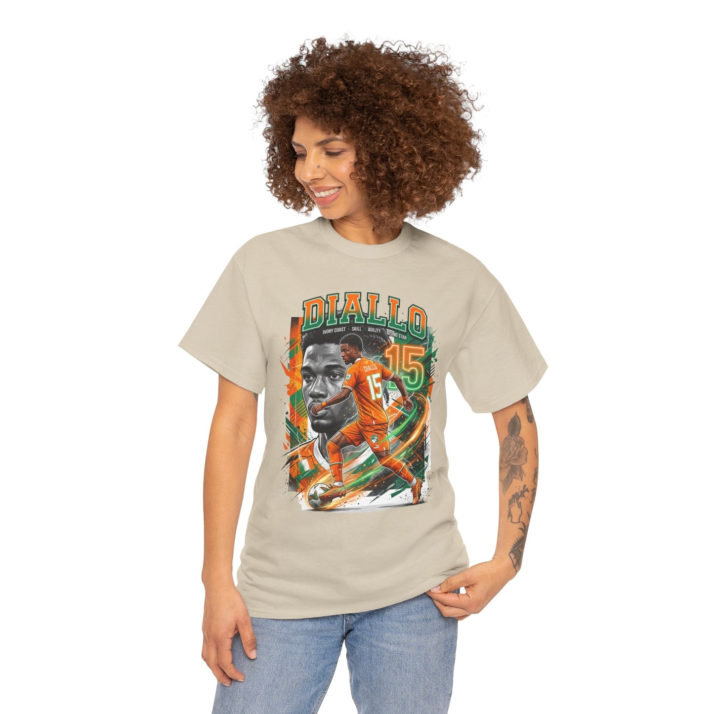 Diallo #15 – Rising Star of Ivory Coast T-Shirt
